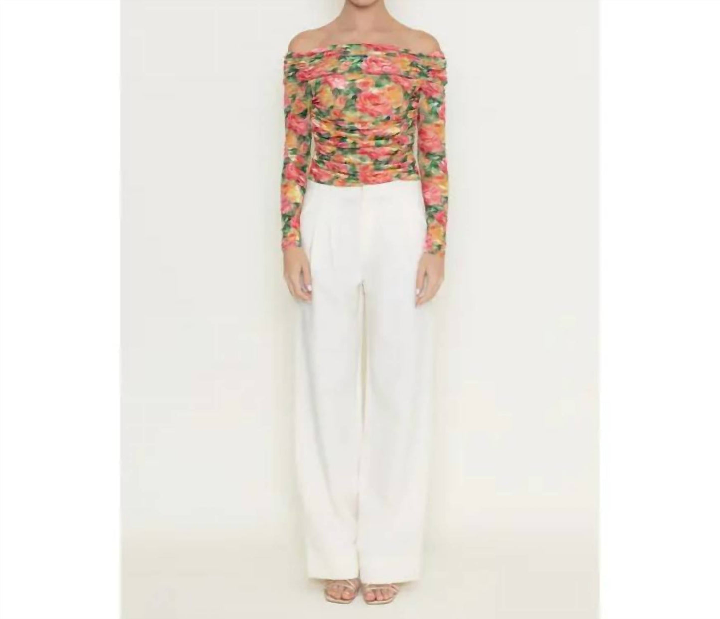 Fore Collection - Romantic Off The Shoulder Top
