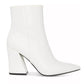 Steve Madden - Women's Pointed Toe Flared Heel Bootie