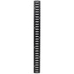 12 Pieces E Track Tie-Down Rail Kit for Trucks, Vans, Garages - Black