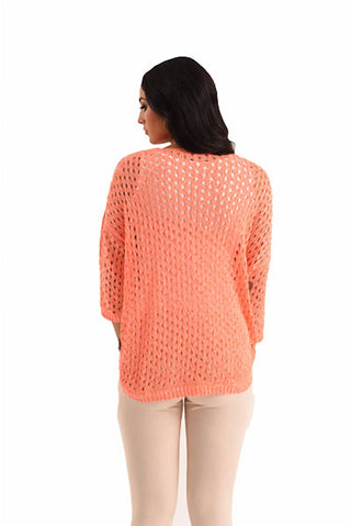 French Kyss - Aimee Wooden Button Poncho