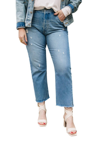 Levi'S - 501 STRAIGHT CROP JEANS