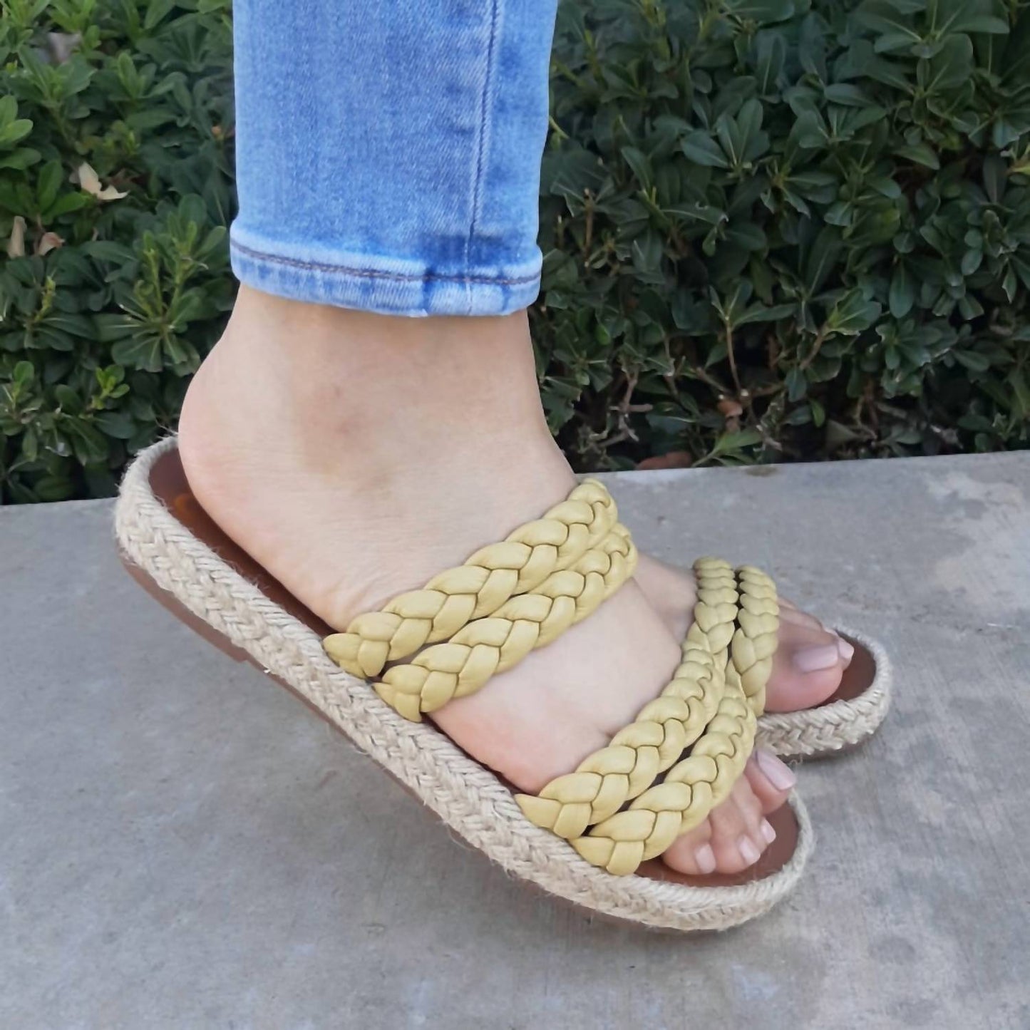 Ccocci - Braided Strap Slides