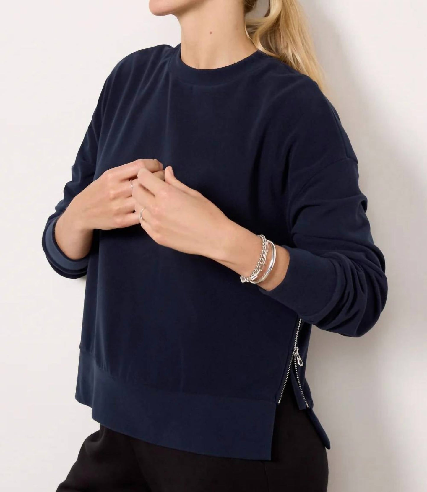 Varley - Horton Side Zip Midlayer Sweatshirt
