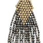 Baizaar - Women's Brass Beaded Diamond Fringe Earring