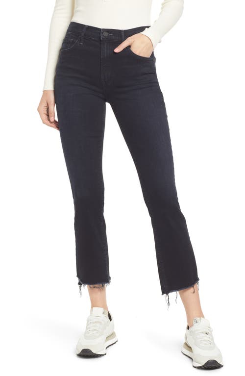 MOTHER The Insider Crop Fray Step Hem Jeans - Night In Paris
