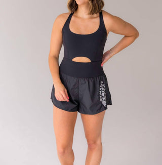 Free People - Righteous Reflective Logo Runsie Romper