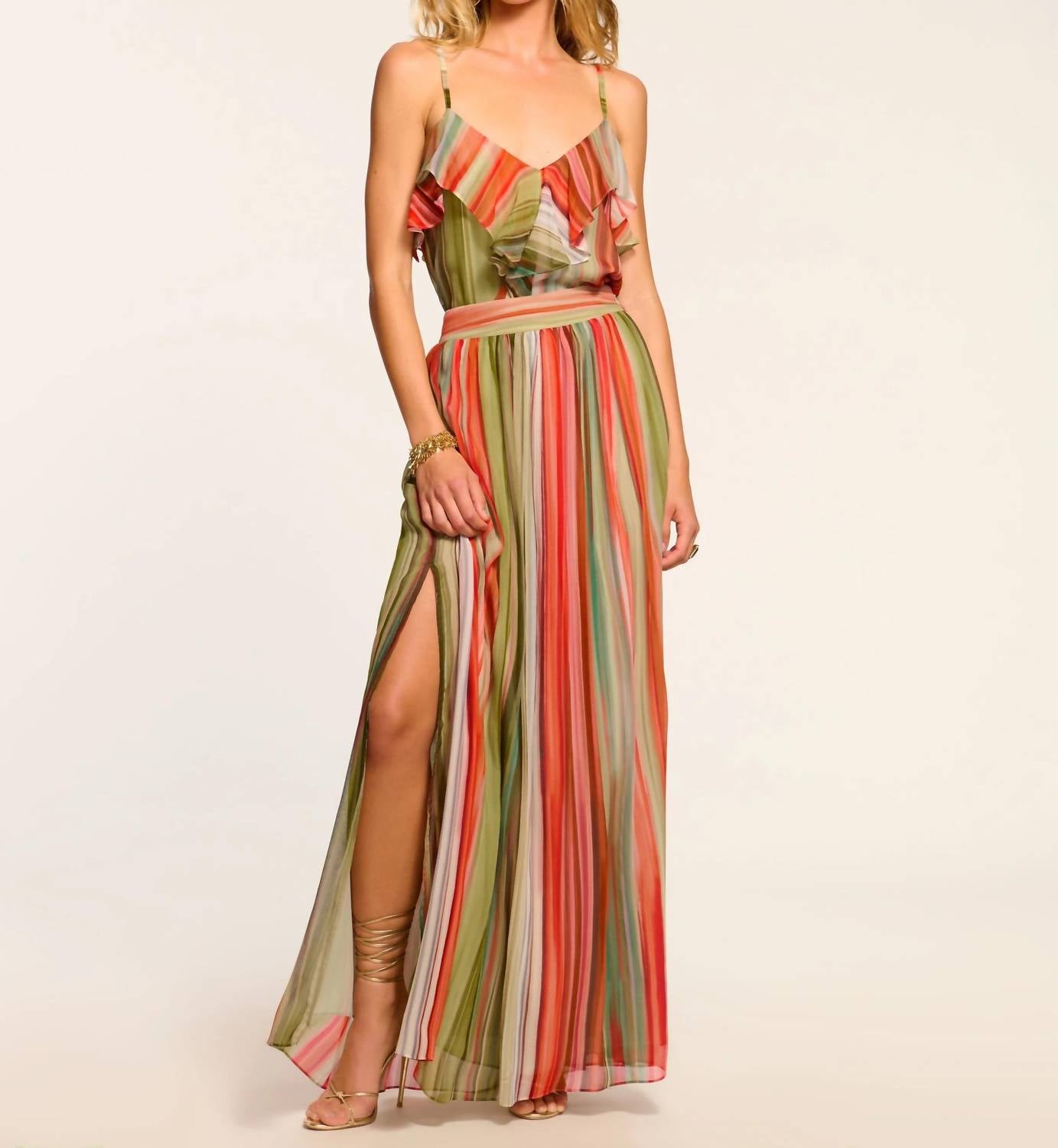 Ramy Brook - Lanette Silk Chiffon Maxi Skirt