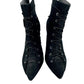 Catherine Malandrino - Women's Suede Leather Lace Up Ankle Booties