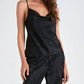 Elan - Cowl Neck Shimmer Cami Top