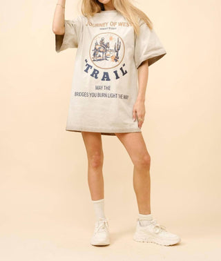 Blue B - Journey of the West Graphic T Shirt Dress