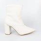 Everglades - Women's Ivory Chic Block Heel Ankle Boots