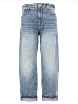 Kut From The Kloth - Calça jeans curta Sienna Baggy Boyfriend