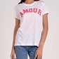 Elan - Amour Print Crew Neck Graphic Tee