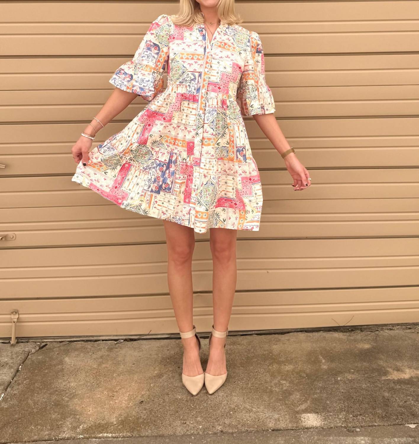 Aureum - Lucia Cotton Poplin Mini Dress
