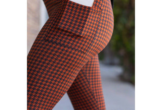Julia Rose - Houndstooth Full Length Leggings