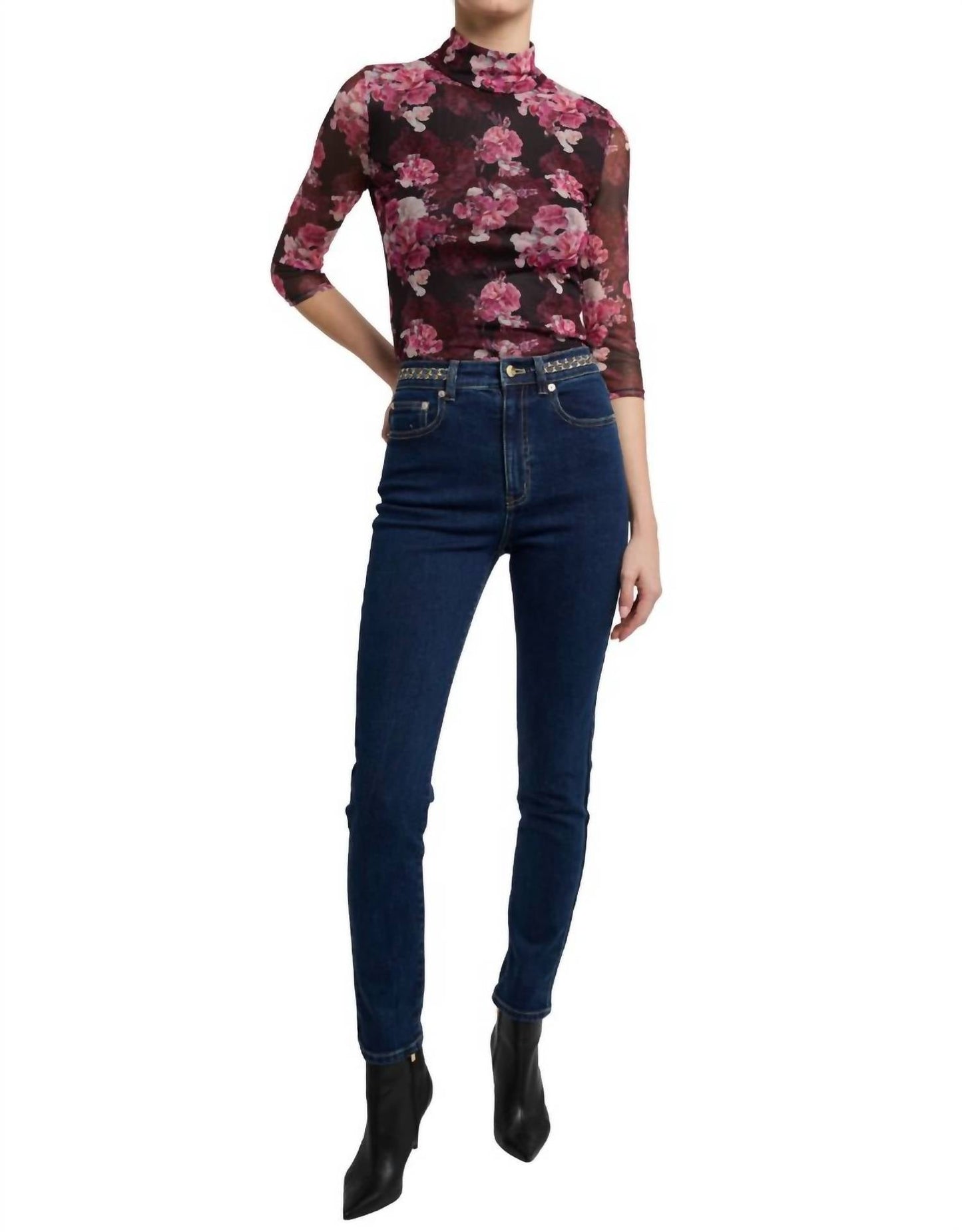 Generation Love - Women's Milo Floral Mesh Bodysuit