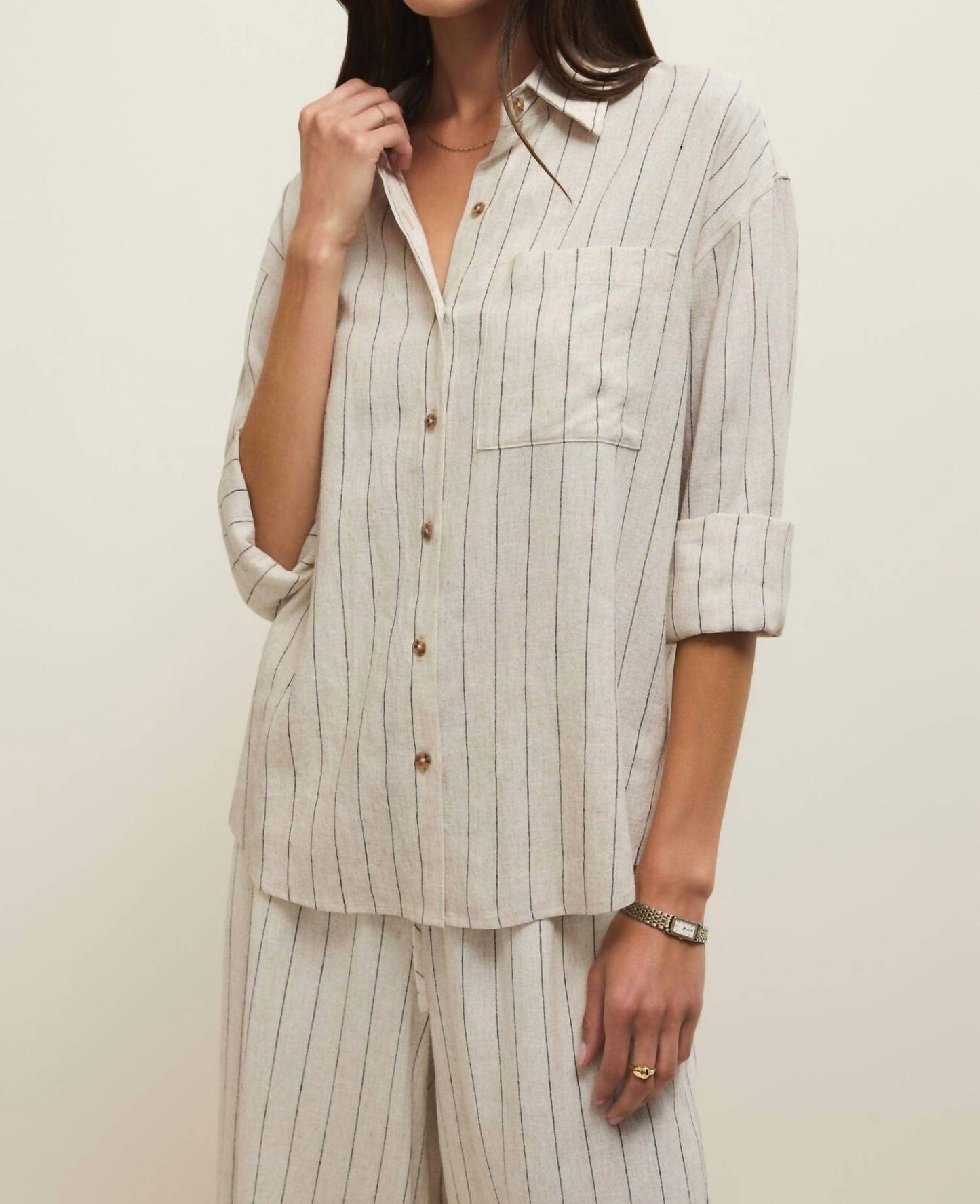 Z Supply - Alfie Striped Button Up Top