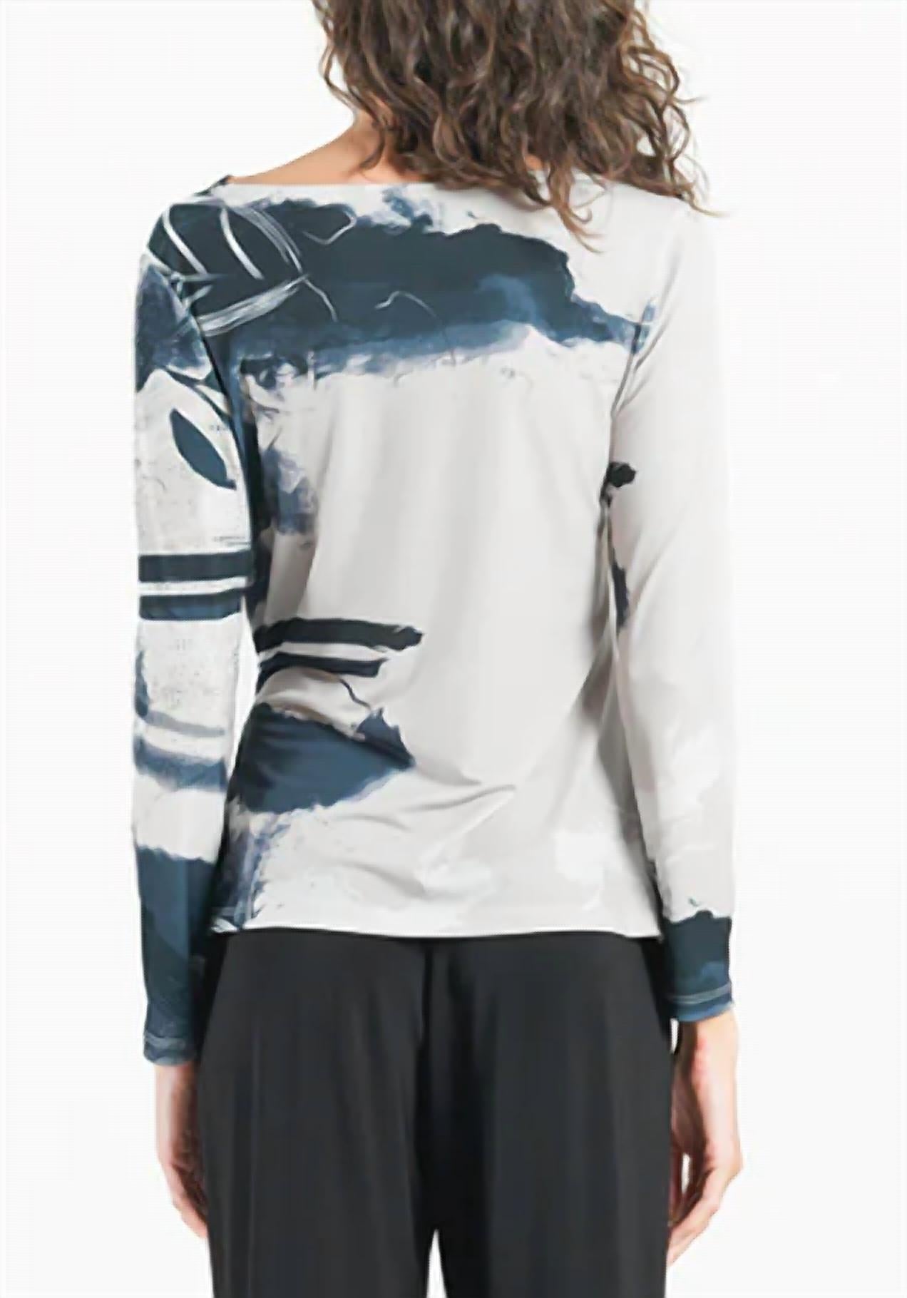 Clara Sunwoo - Side Tie Waist Top - Misty Petals