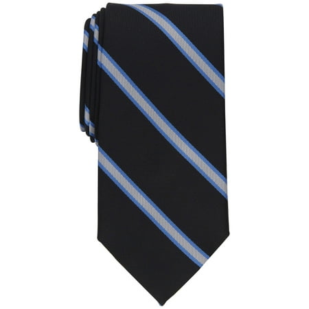 Club Room Men's Classic Stripe Tie in Black
