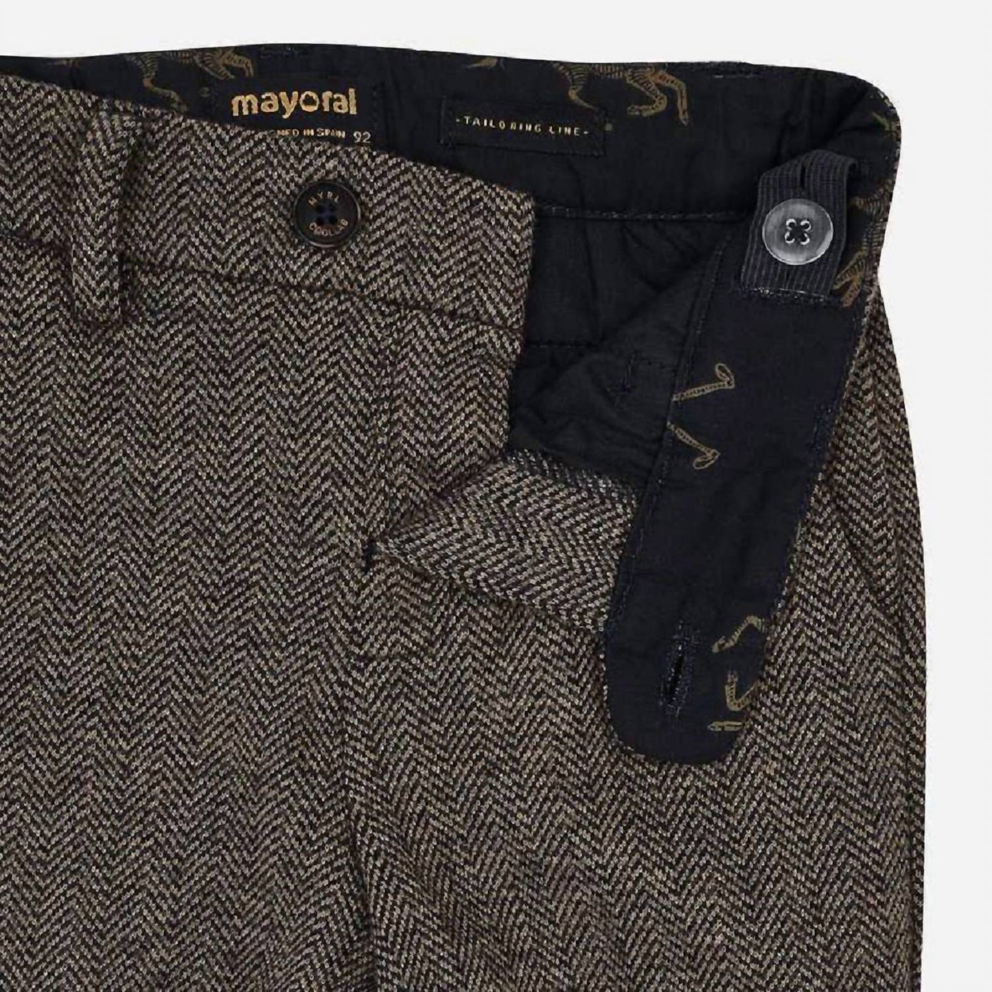 Mayoral - Boy's Herringbone Chino Pants