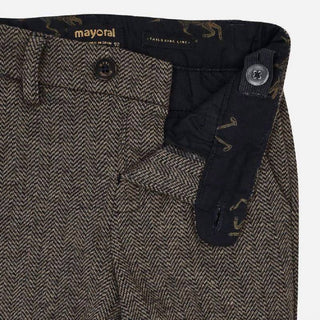 Mayoral - Boy's Herringbone Chino Pants