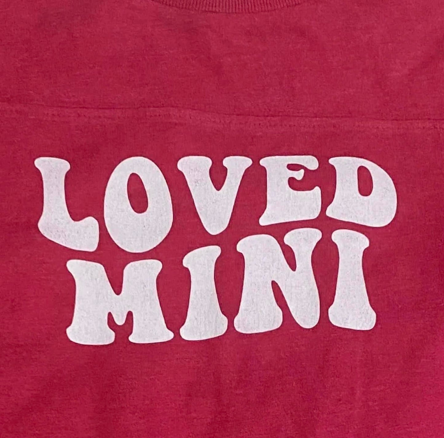 Aier Wholesale - Girl's Loved Mini Varsity Tee