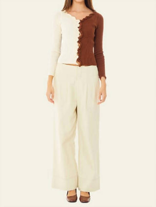 Find Me Now - Charlie Ruffle Knit Top