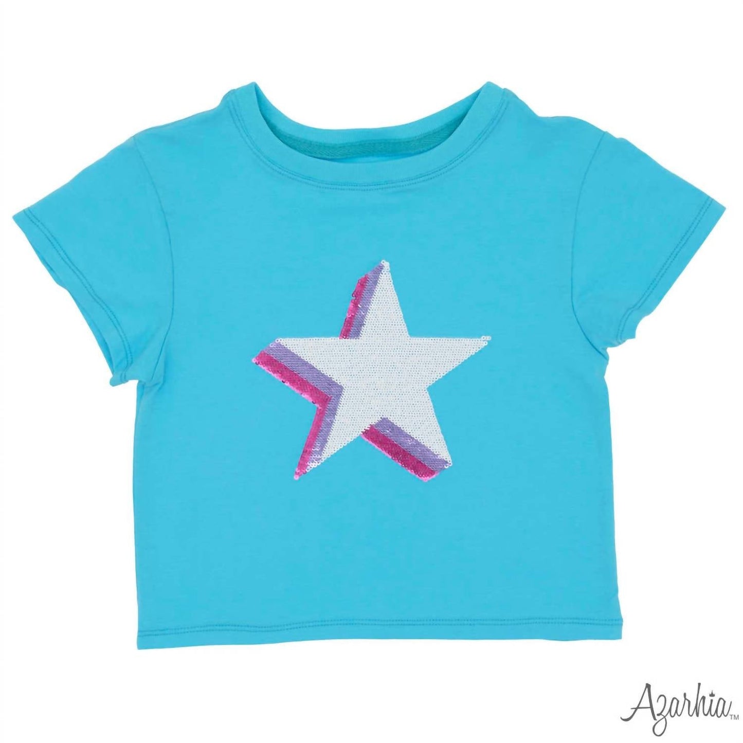 Azarhia - Girls Sequin Stars Tee