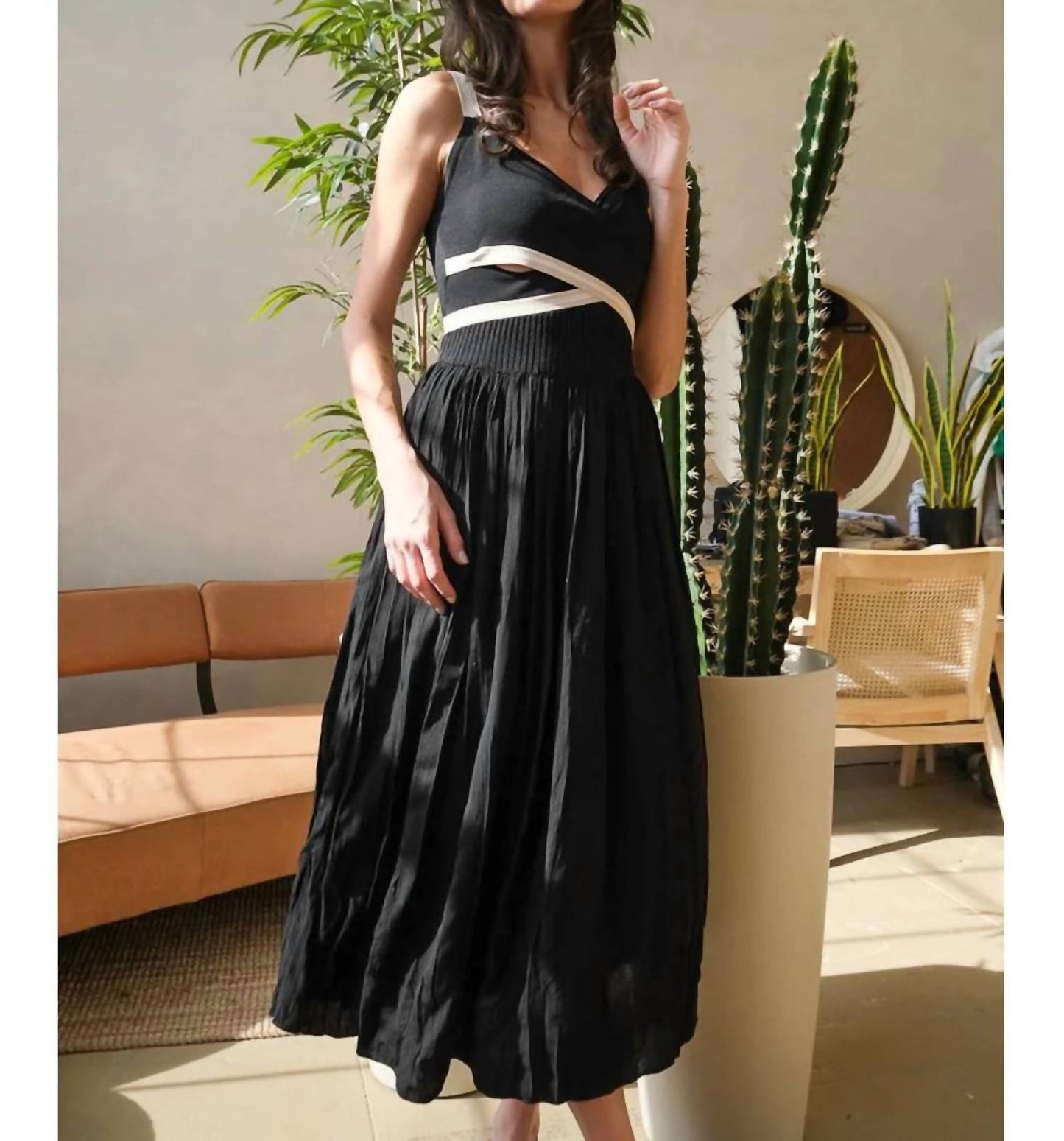 Central Park West - Zayn Pleated Midi Dress