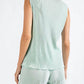 143 Story - Peyton Pleated Sleeveless High Neck Top