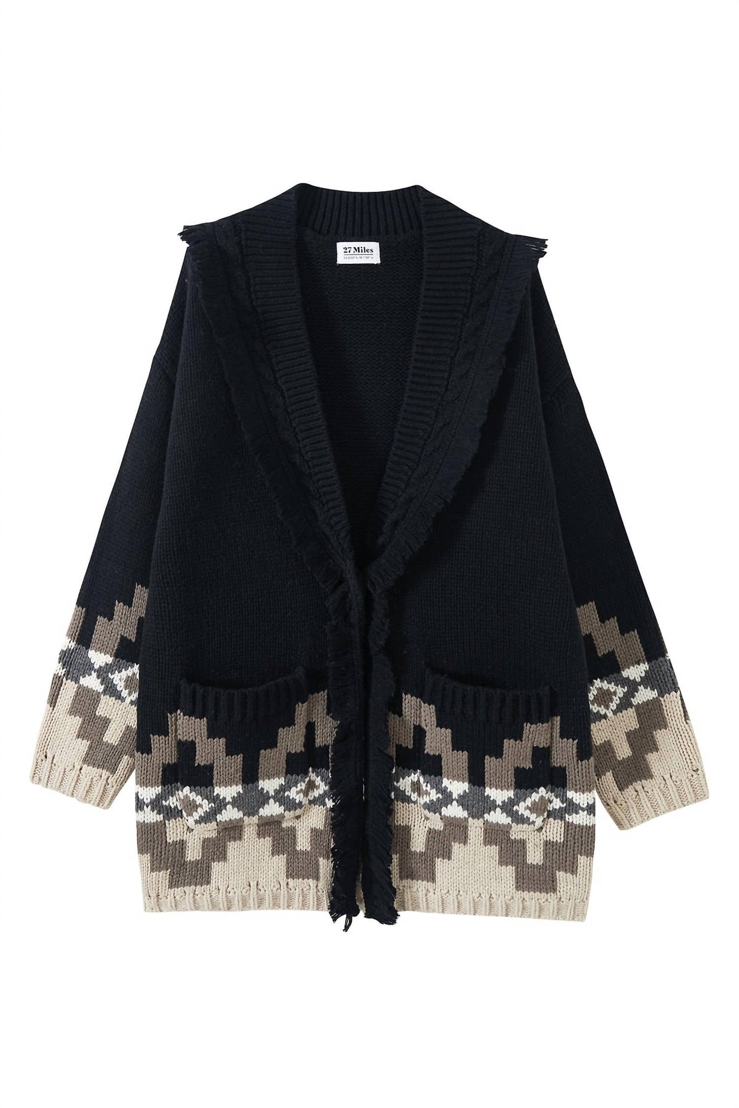27 Miles Malibu - Demeree Cardigan With Southwestern Pattern