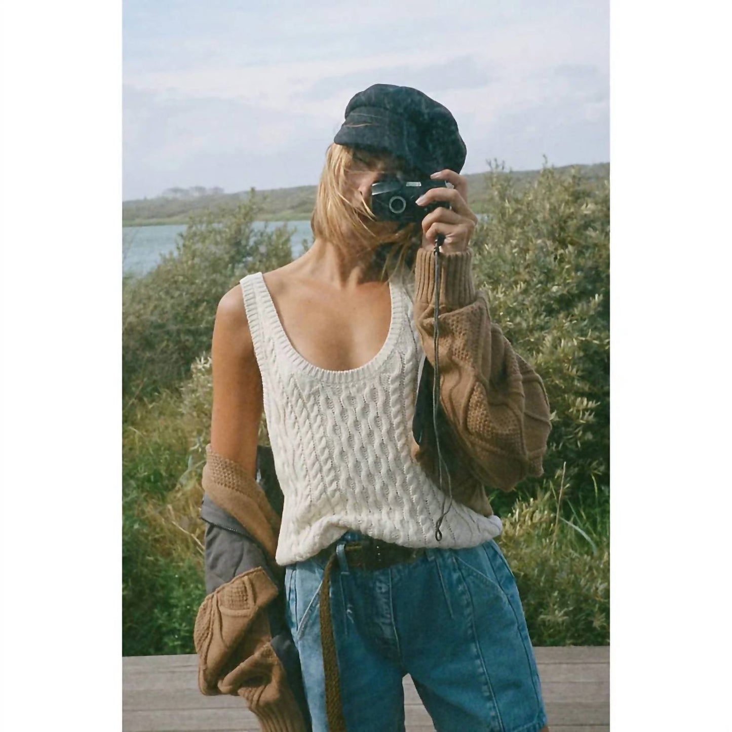 Free People - High Tide Scoopneck Cable Tank Top