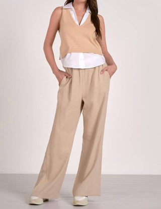 Elan - Blusa sem mangas em camadas