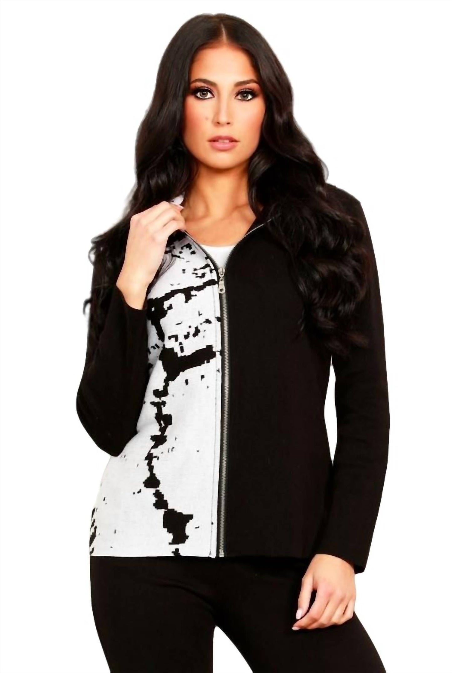 Angel Apparel - Zip Hooded Cardigan