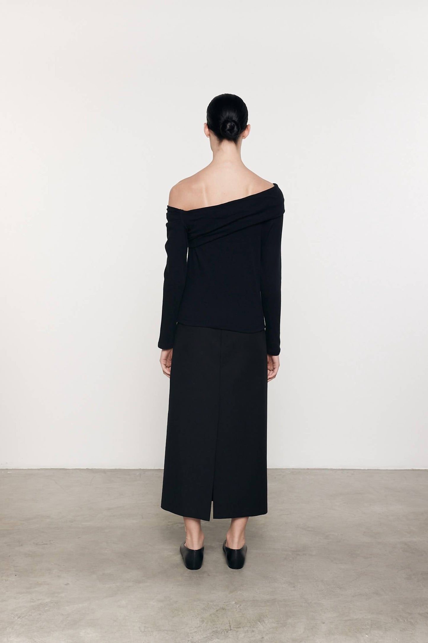 Enza Costa - CASHMERE ONE-SHOULDER DRAPE TOP