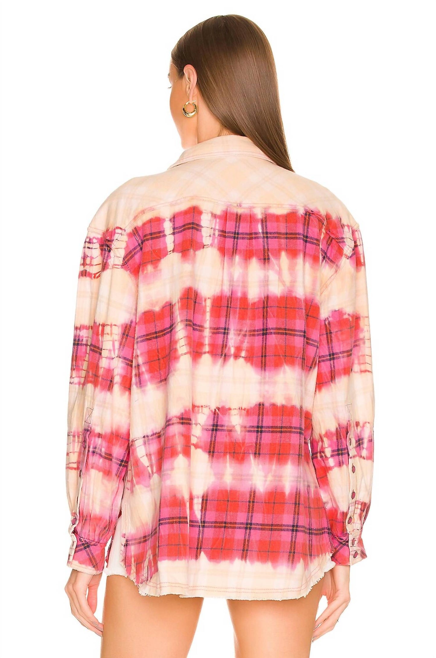 Free People - Boy To The Bone Plaid Top