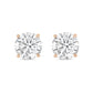 Diana M Jewels - 8.00 Cts Round Lab Grown Stud Earrings