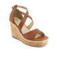 Andrea - Women's Criss Cross Ankle Strap Sandal