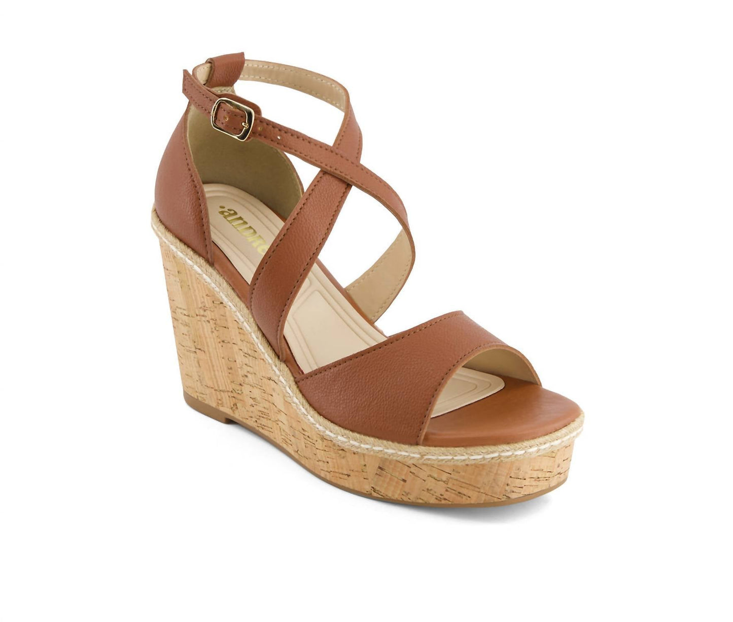 Andrea - Women's Criss Cross Ankle Strap Sandal