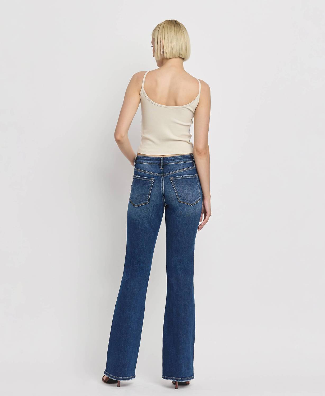 Lovervet - Mid Rise Relaxed Bootcut Jeans