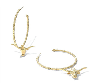 Kendra Scott - Women's Longhorn Hoop Earring