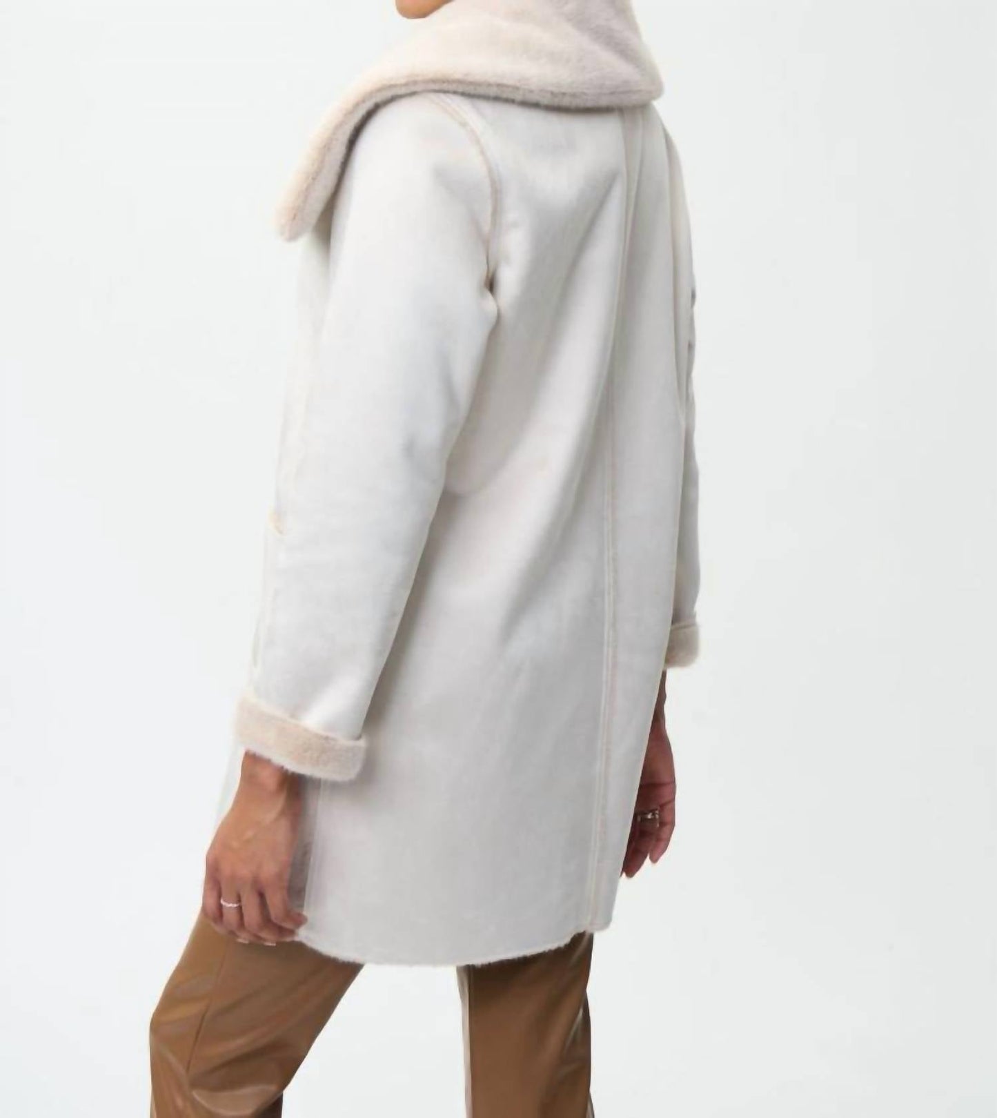 Joseph Ribkoff - Women's Faux Fur Reversible Coat