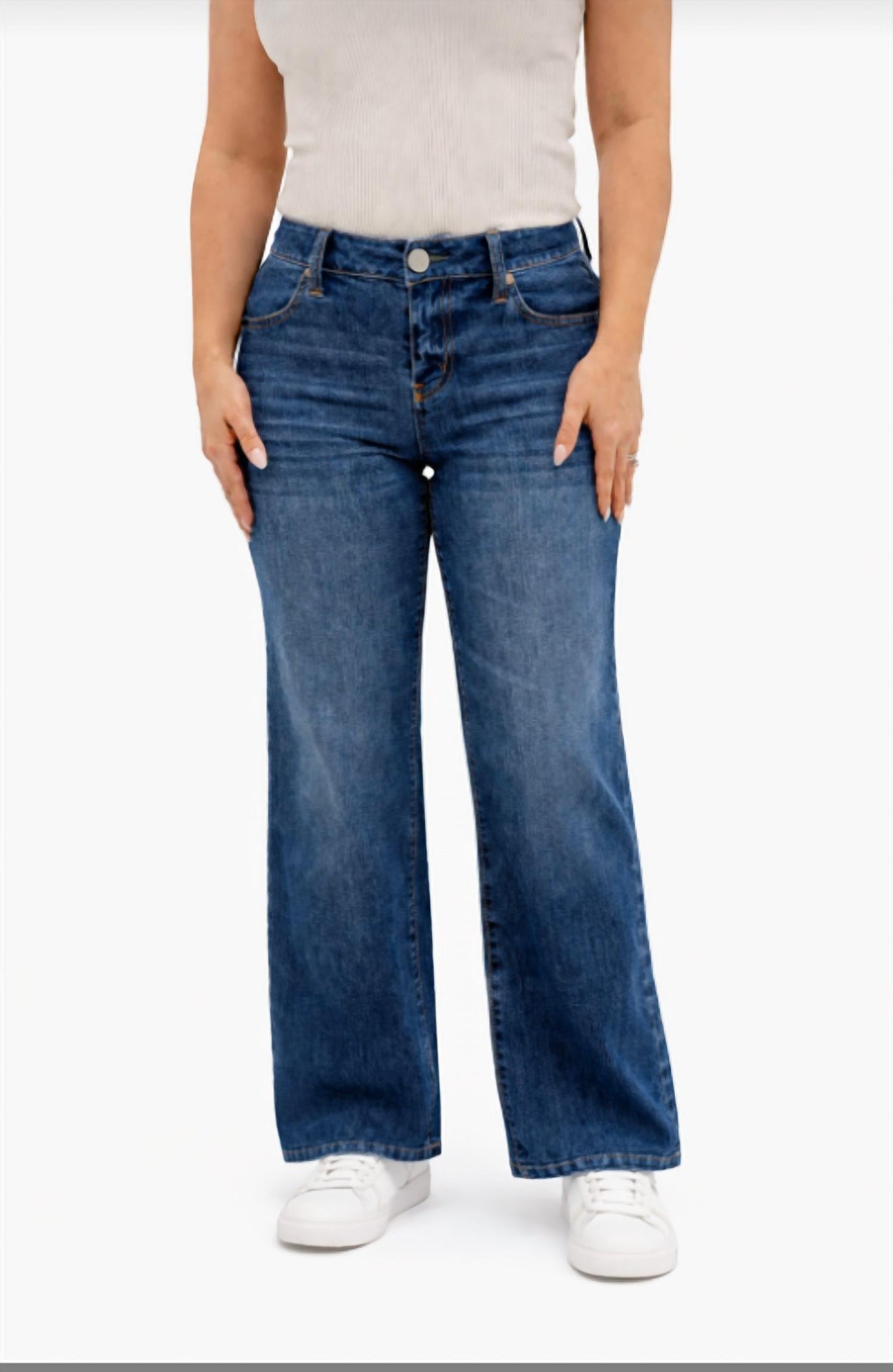 1822 Denim - Mid Rise Straight Leg Jean