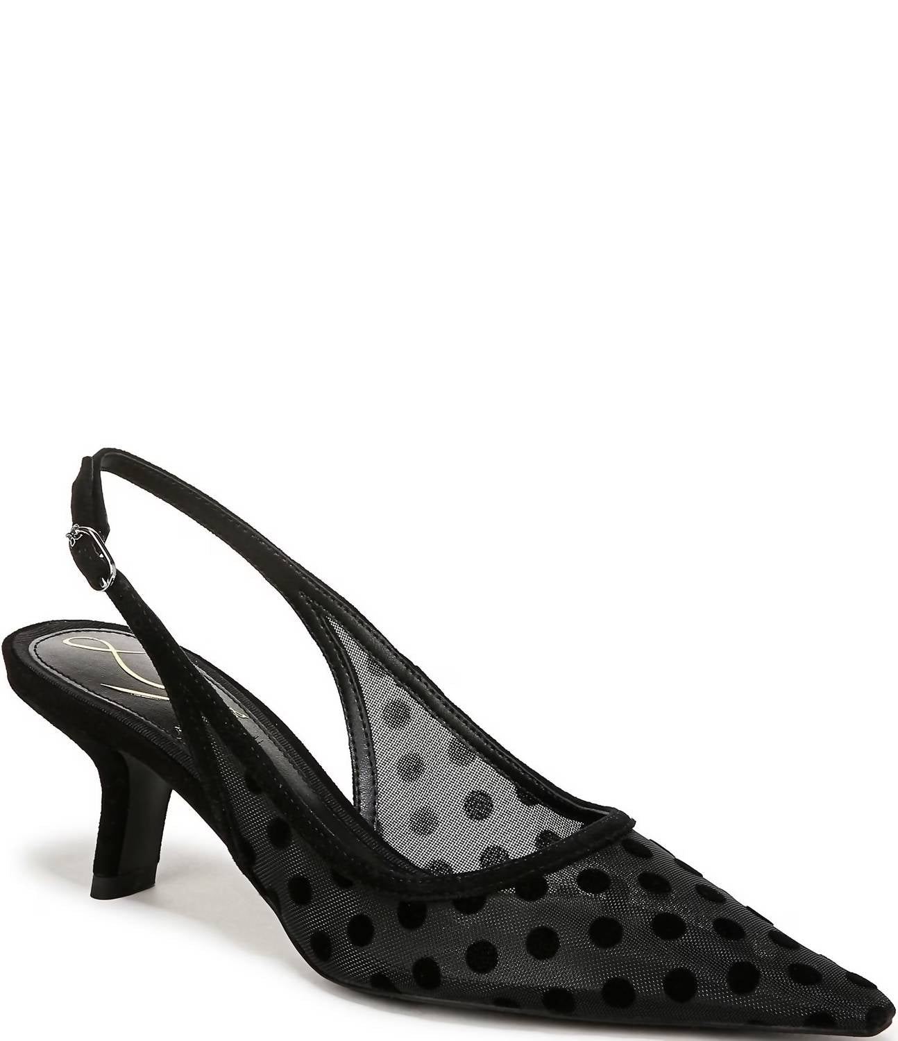 Sam Edelman - Women's Bianka Polka Dot Slingback Pumps