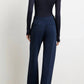 Brandon Maxwell - Cecily Tailored Knit Trousers