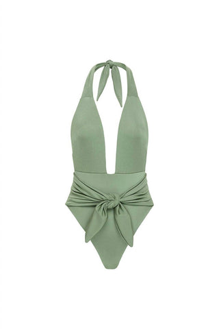 Montce - Tropez Tie-up One-piece Swimsuit
