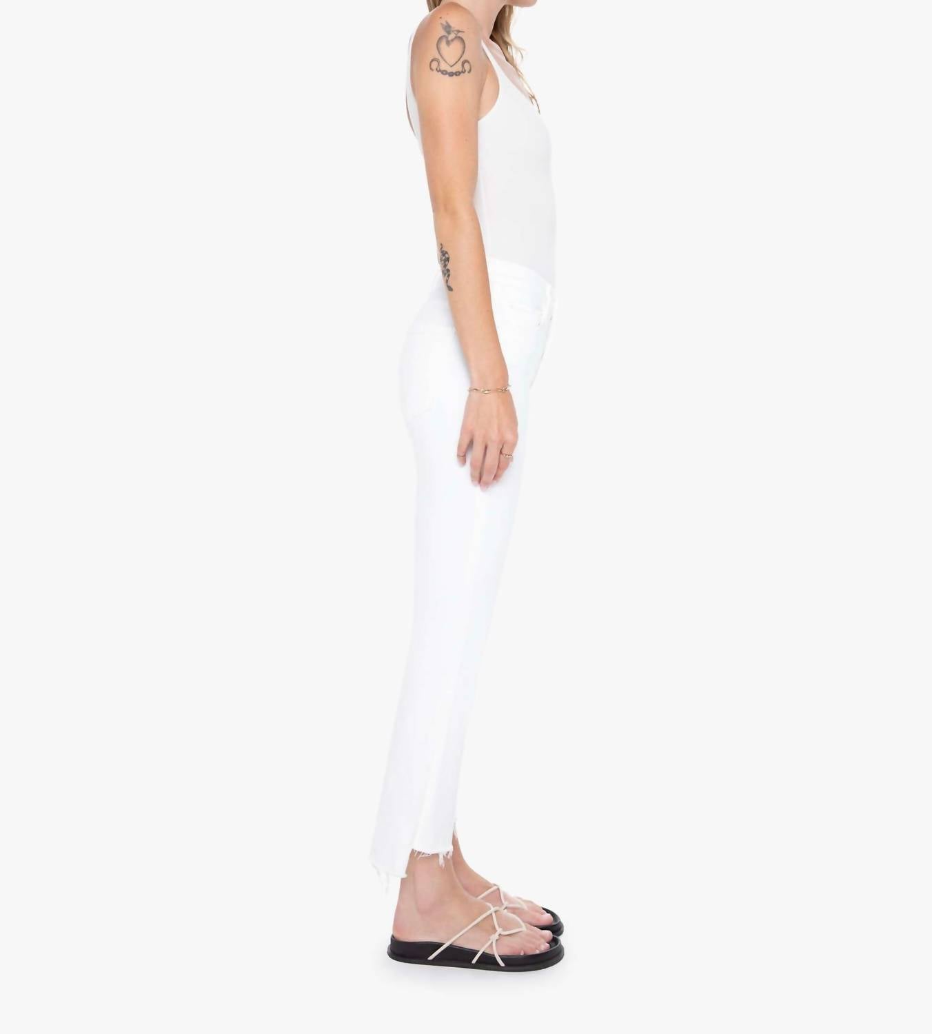 Mother - Insider Crop Step Fray Jeans