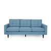 Jenny - Contemporary Tufted Fabric 3 Seater Sofa