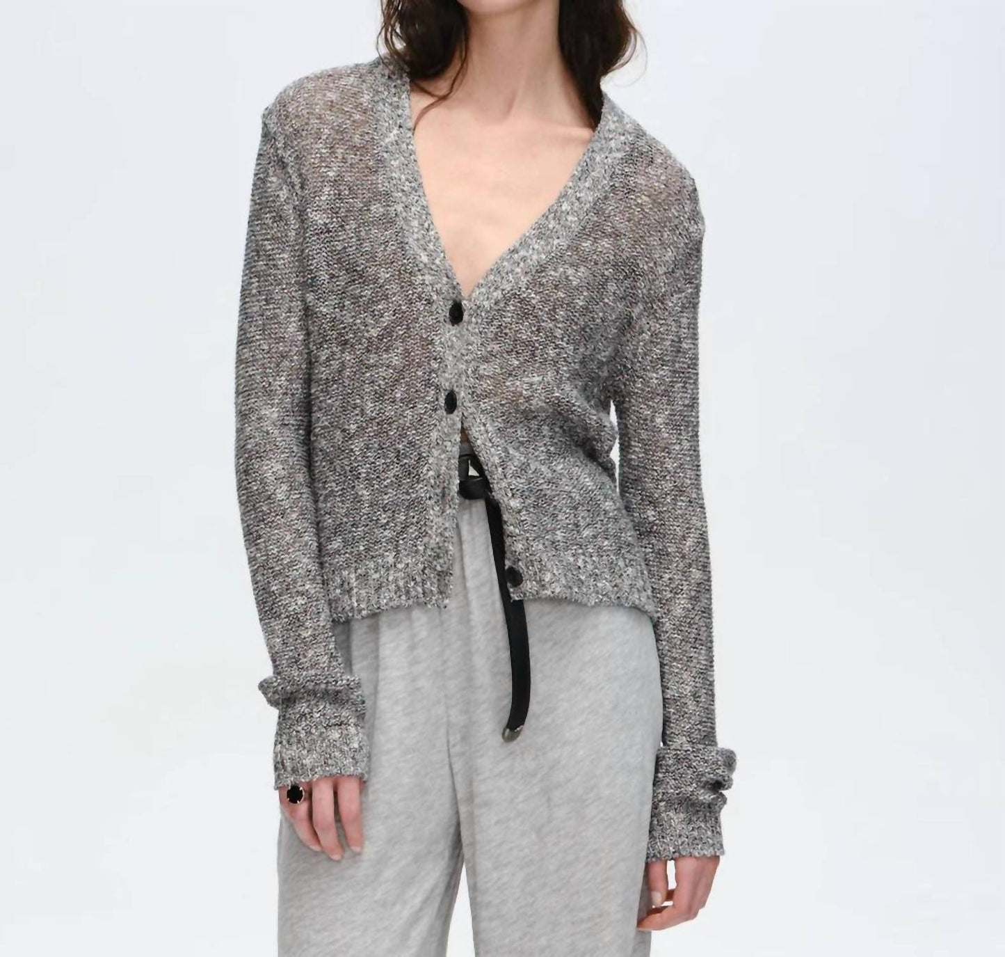Atm - Rib Detail Cardigan