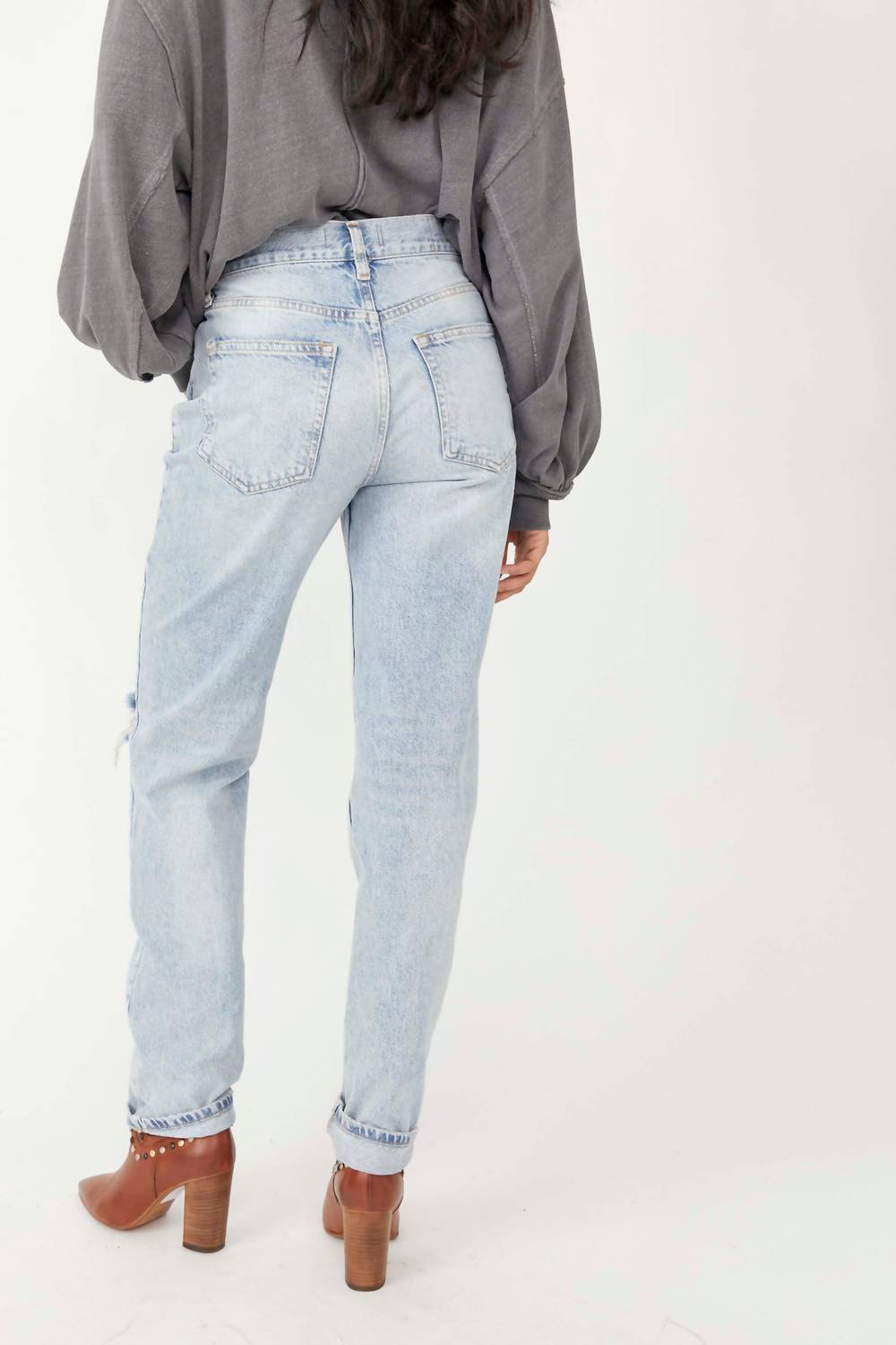 Free People - Lasso Straight Leg Jeans